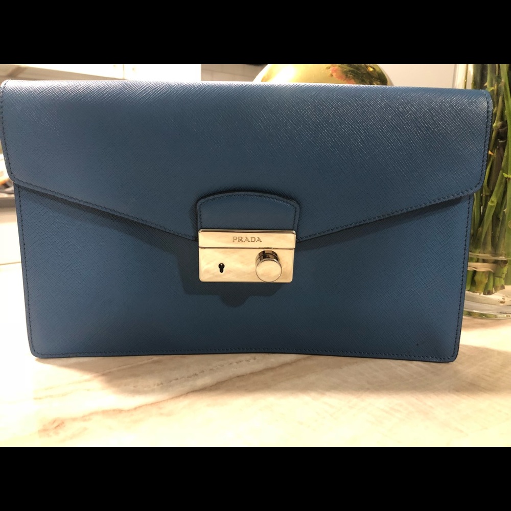 Prada Saffiano Clutch